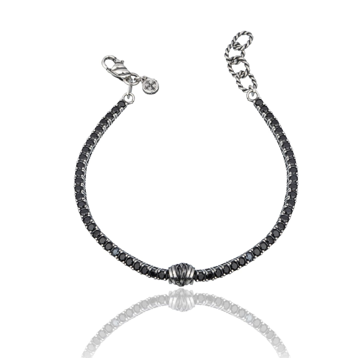 Bracciale Uomo Tennis in Argento - Giacomo Burroni - BC0437
