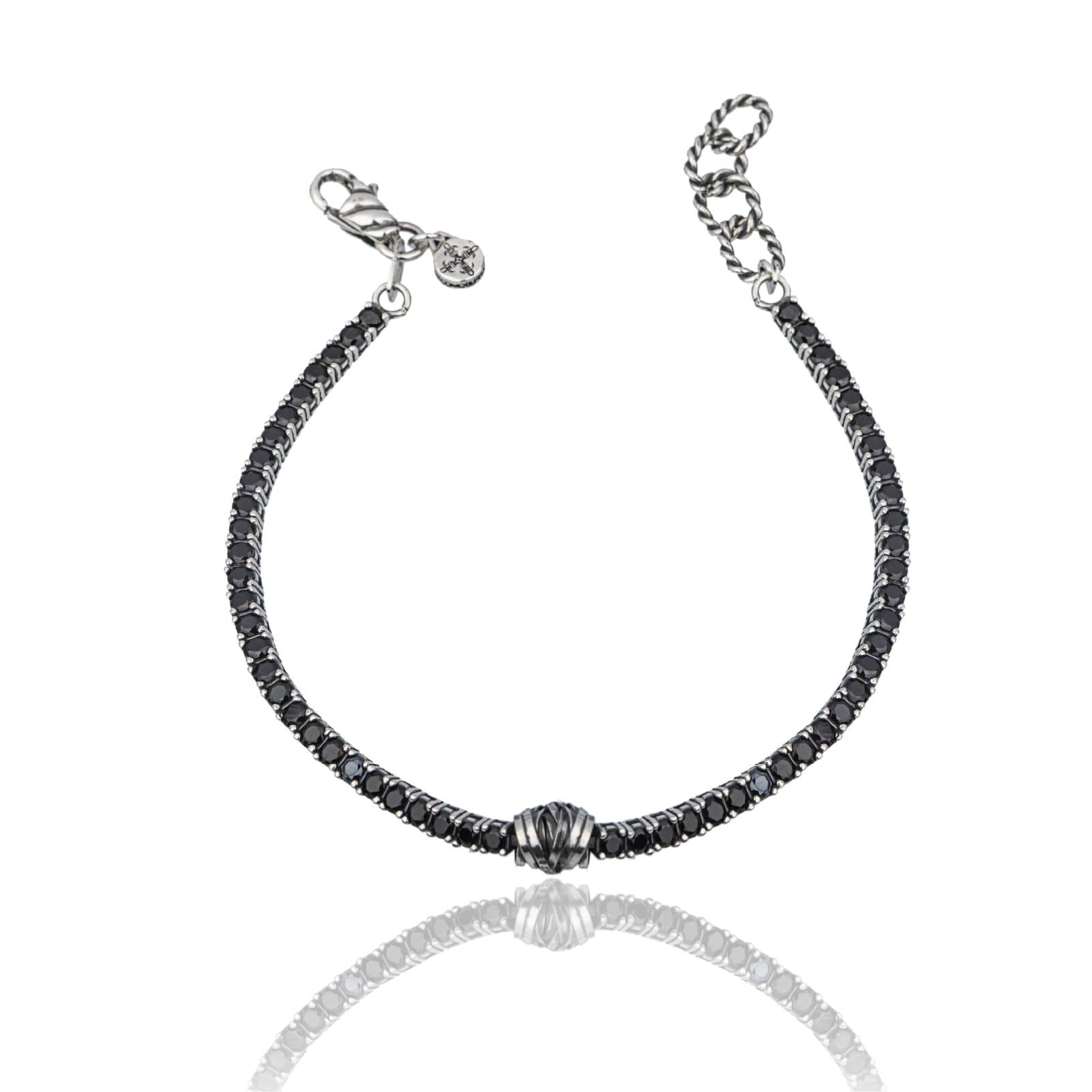 Bracciale Uomo Tennis in Argento - Giacomo Burroni - BC0437