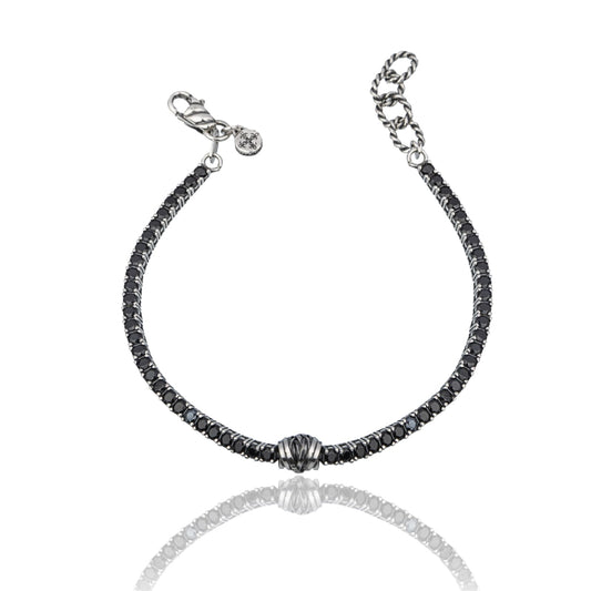 Bracciale Uomo Tennis in Argento - Giacomo Burroni - BC0437