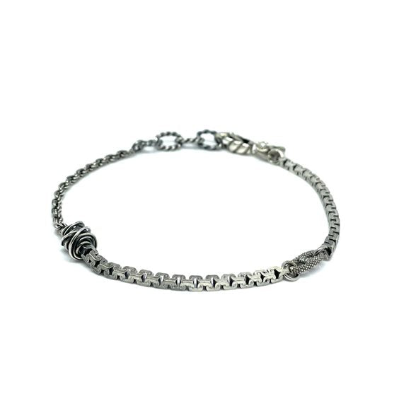 Bracciale Uomo in Argento - Giacomo Burroni - BC0421