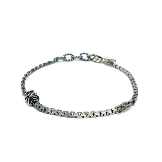 Bracciale Uomo in Argento - Giacomo Burroni - BC0421
