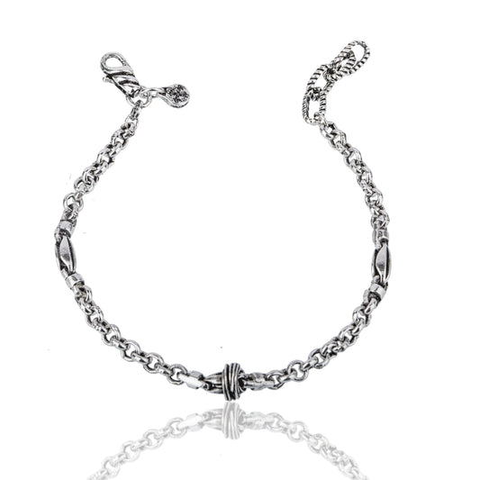 Bracciale Uomo in Argento - Giacomo Burroni - MBC0100