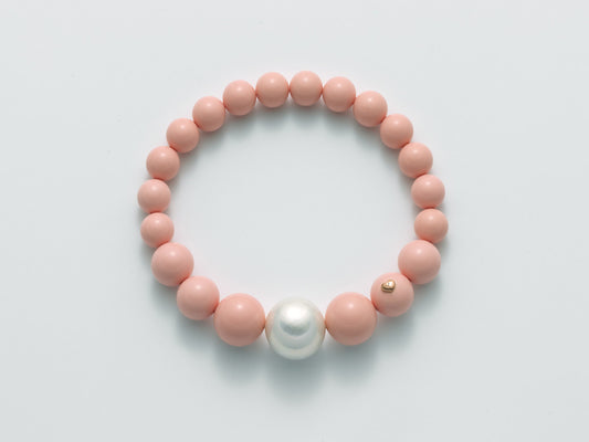 Bracciale Yukiko Terra e Mare in Oro 750 con Perla e Coralli - 346982 - PBR2564Y