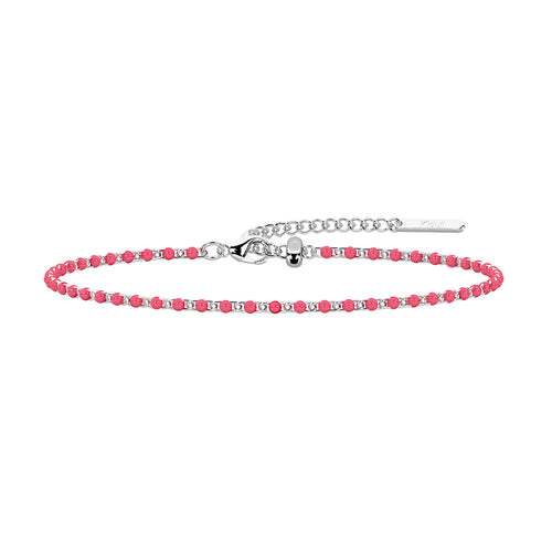 Cavigliera Donna Kidult By You Pop Corn Rosa in Acciaio 732390