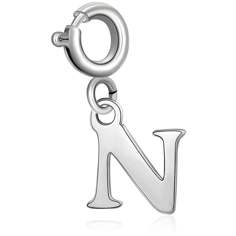 Charm Lettera N in Acciaio - S'Agapò - SHAR0N