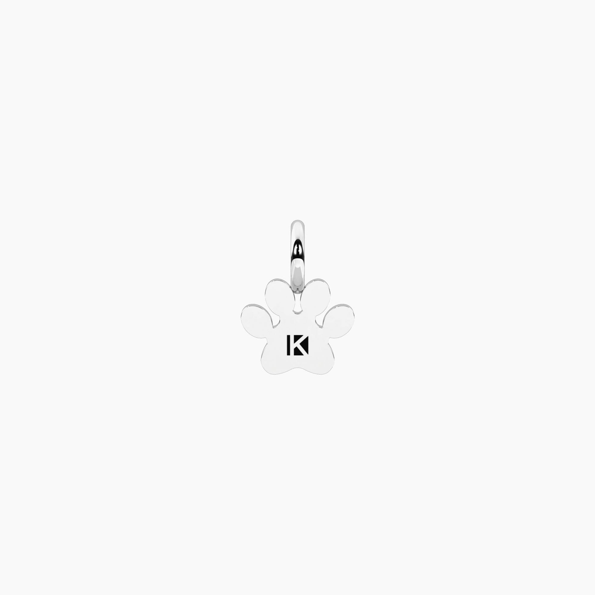 Charm Zampetta con Cristalli in Acciaio Kidult 741145 – Zampa
