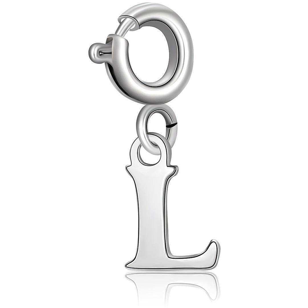 Ciondolo Charm in Acciaio - S'Agapò - Lettera L - SHAR0L