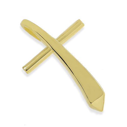 Ciondolo Croce UNOAERRE in Bronzo Dorato | Collezione Fashion Uomo 2532