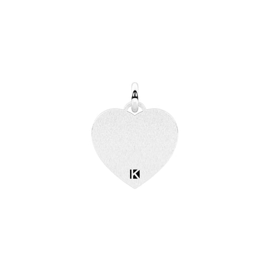 Ciondolo tondo Kidult in acciaio silver con incisione 'Nonna' e punto luce in cristallo per personalizzazione bracciali Kidult - Alfano Gioielli Gioielleria Palermo.