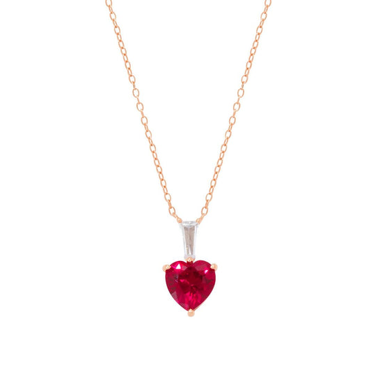 Collana Chimia Gioielli in Argento con Pietra Color Rubino | Cod. 130164
