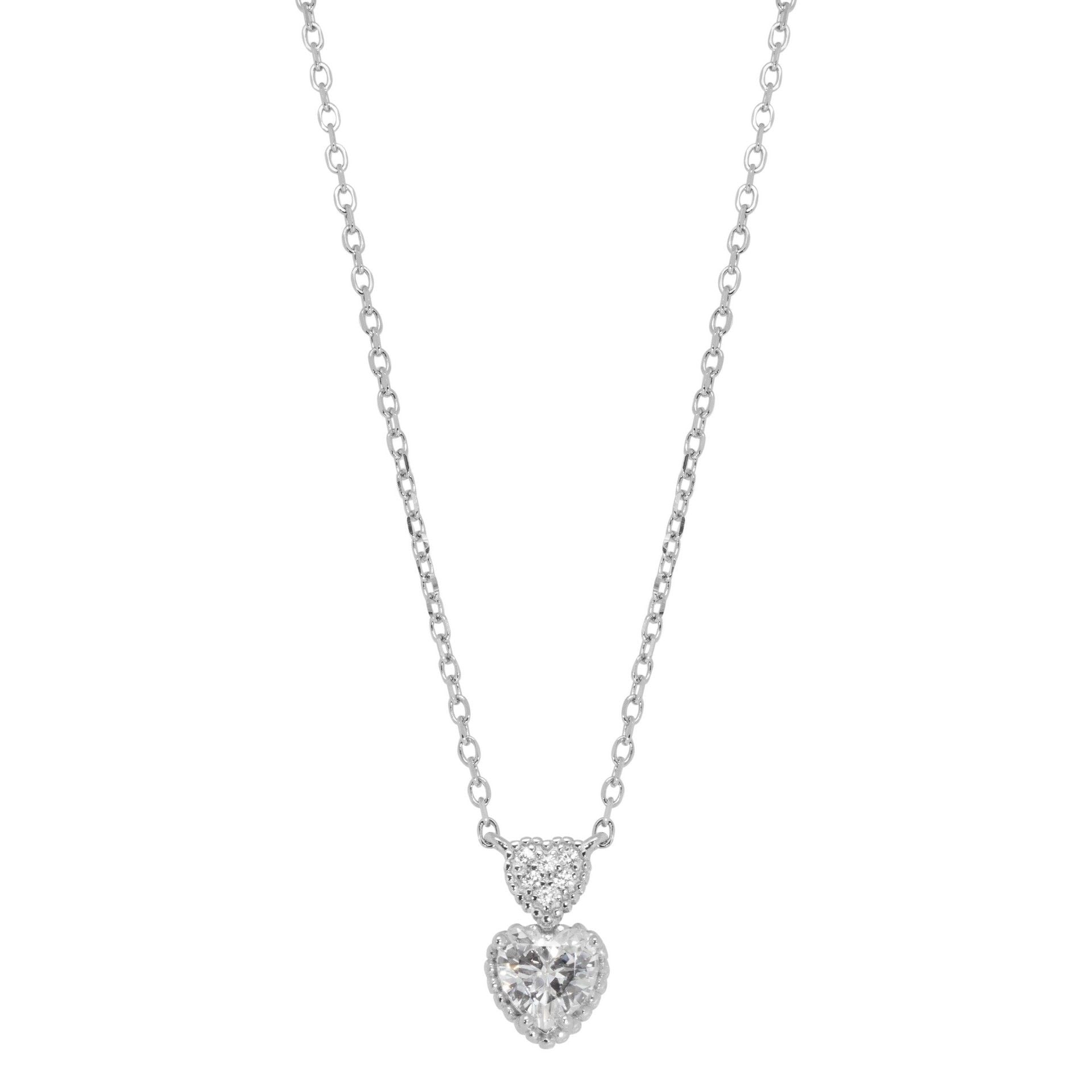 Collana Chimiama Gioielli in Argento 925 con Cuori e Pavé | Cod. 130217