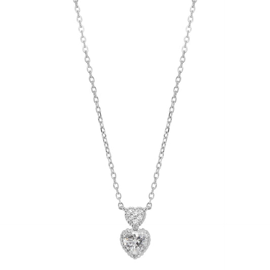 Collana Chimiama Gioielli in Argento 925 con Cuori e Pavé | Cod. 130217