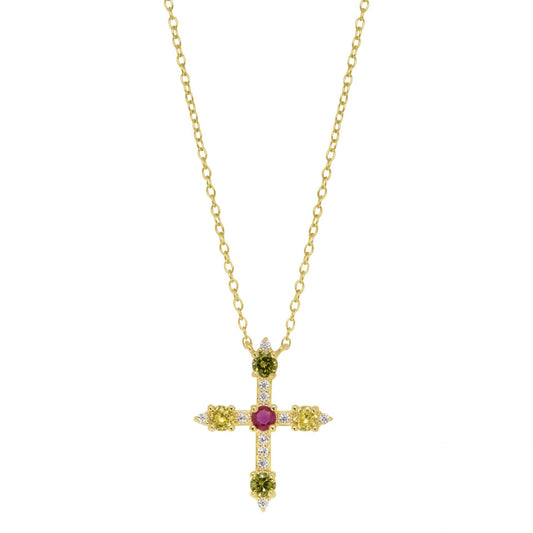 Collana Chimiama Gioielli in Argento con Finitura Oro Giallo Multicolore | Cod. 130219