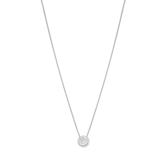 Collana Chimiama Gioielli in Argento con Punto Luce Zircone | Cod. 130015