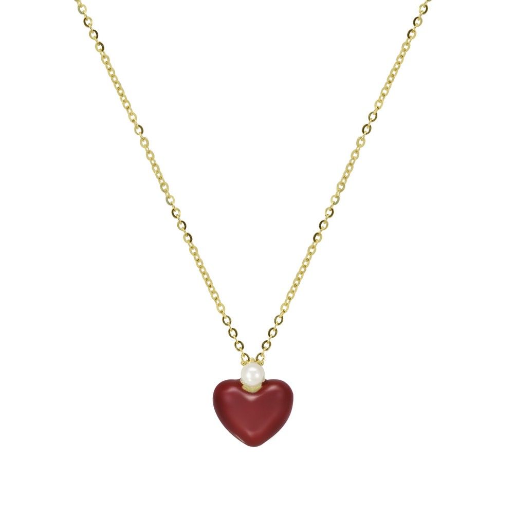 Collana Chimiama in Argento 925 con PVD Oro Giallo e Smalto - Codice: 130230