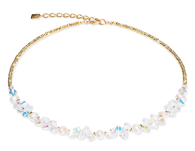 Collana Coeur De Lion Dancing Crystals &amp; Pearls Oro | Cod. 1136101816