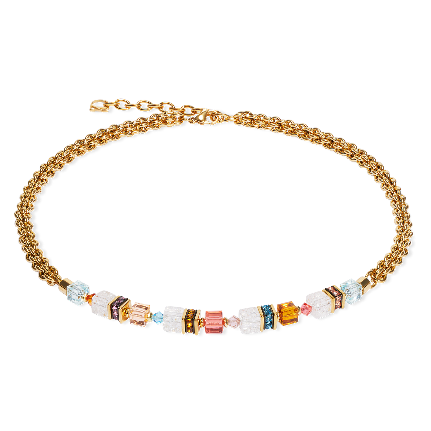 Collana Coeur De Lion GeoCUBE® Fusion Summer Oro-Sunset | Cod. 3021101546