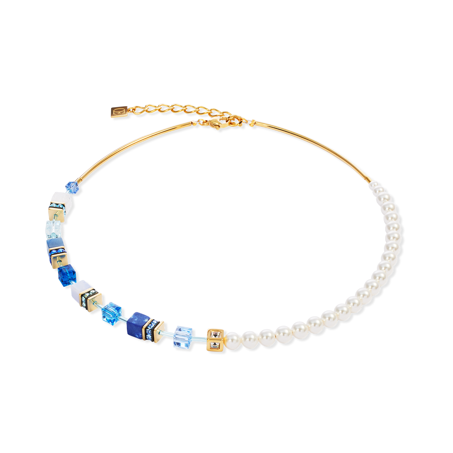 Collana Coeur De Lion GeoCUBE® Precious Fusion Pearls Blu | Cod. 5086100716