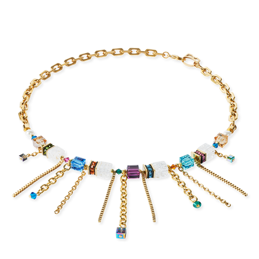 Collana Coeur De Lion Sunray Cube Couture Oro-Multicolor | Cod. 3020101516
