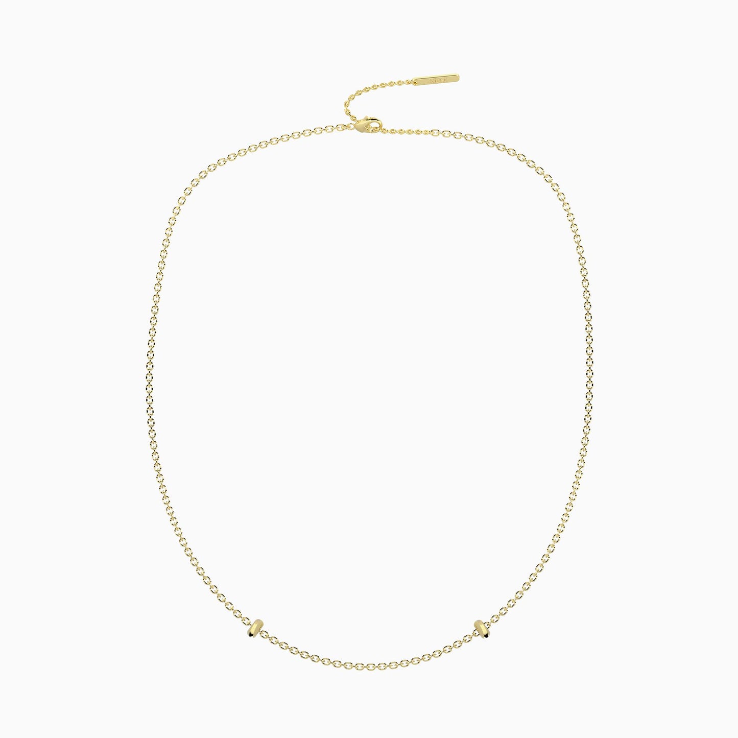 Collana base Kidult in acciaio silver lucido con maglia a sfere per l'inserimento di ciondoli componibili Life Collection - Alfano Gioielli Gioielleria Palermo.
