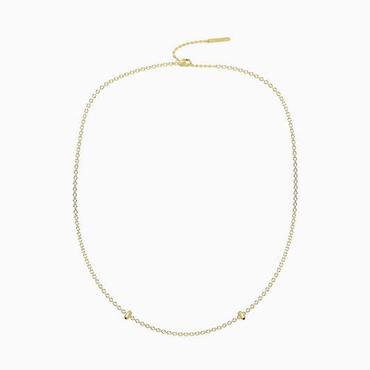 Collana base Kidult in acciaio silver lucido con maglia a sfere per l'inserimento di ciondoli componibili Life Collection - Alfano Gioielli Gioielleria Palermo.