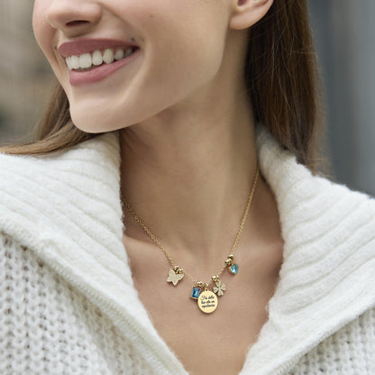 Collana base Kidult in acciaio silver lucido con maglia a sfere per l'inserimento di ciondoli componibili Life Collection - Alfano Gioielli Gioielleria Palermo.