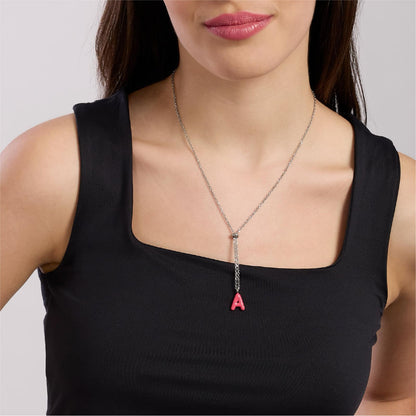 Collana base Kidult in acciaio silver con catena a maglia diamantata per inserimento ciondoli e charm personalizzati - Alfano Gioielli Gioielleria Palermo.