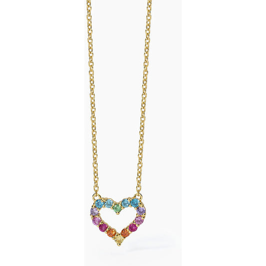 Collana Donna Mabina Gioielli Happy Love 553682 Argento 925 con Pendente