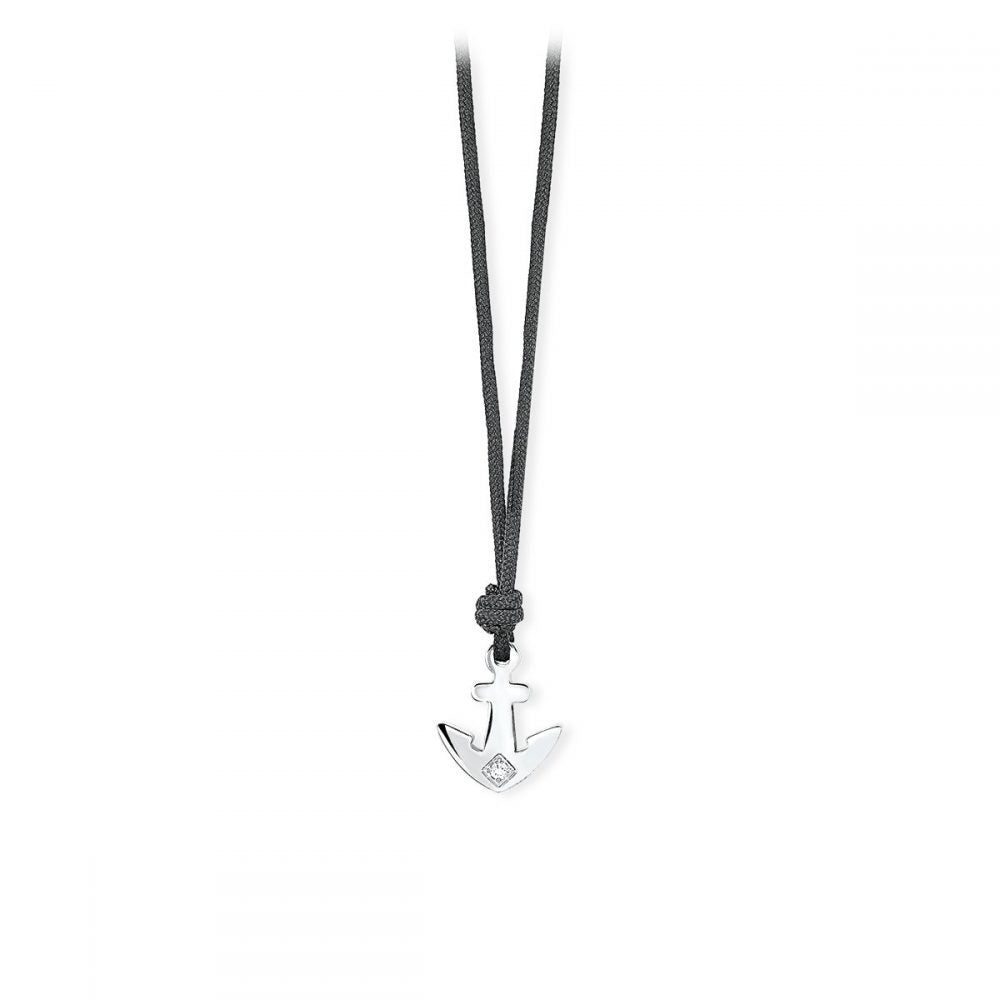 Collana Ikon con Ancora in Acciaio | 2Jewels 251541