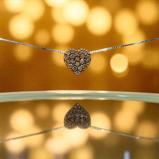 Collana Lucciole da Donna con Diamante e Catena Forzatina - CIOFORMC-OG