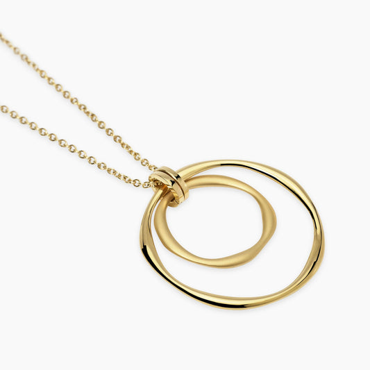 Collana lunga Kidult in acciaio silver con pietre naturali di agata nera alternate lungo la catena sottile - Alfano Gioielli Gioielleria Palermo.