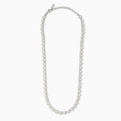 Collana MABINA Milanesienne girocollo tennis in argento con zirconi - Codice 553683