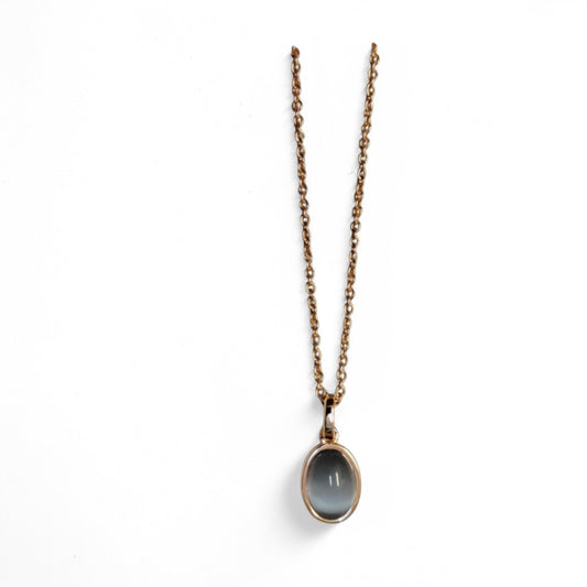 Collana Madì in argento rosa con pietra blu – 3922500