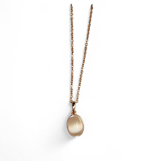 Collana Madì in argento rosa con pietra color ghiaccio – 3922600