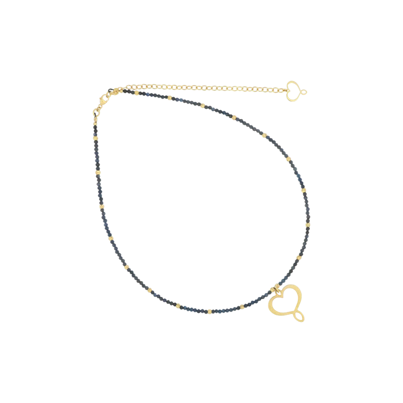 Collana girocollo Maman et Sophie in argento dorato con piccoli zirconi bianchi pendenti brillanti - Alfano Gioielli Gioielleria Palermo.