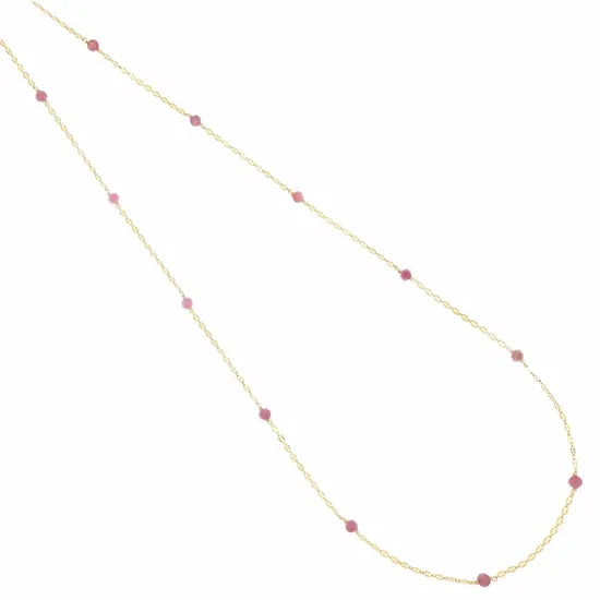 Collana Maman et Sophie in argento 925 dorato con pietre naturali di topazio e quarzo - Alfano Gioielli