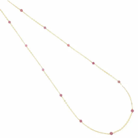Collana Maman et Sophie in argento 925 dorato con pietre naturali di topazio e quarzo - Alfano Gioielli
