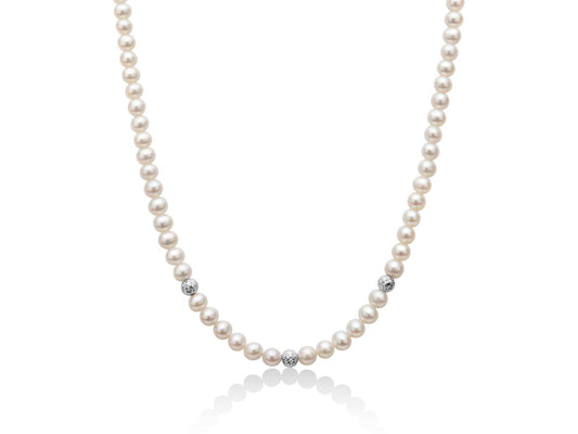 Collana Miluna in Oro 750 con Perle - 370147