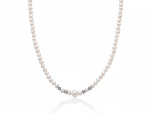 Collana Miluna in Oro 750 con Perle - 371535