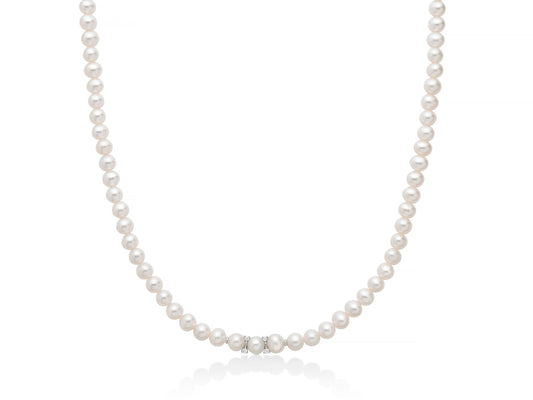 Collana Miluna in Oro 750 con Perle e Diamanti - 384200