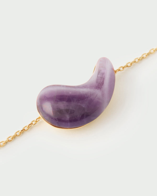 Collana PDPAOLA Aura in Argento Riciclato con Ametista | Cod. CO01-996-U