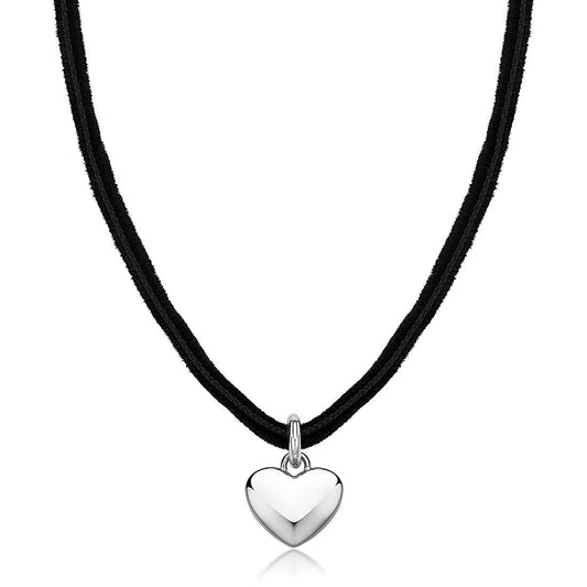 Collana Sagapò Donna CLICK - Collana Lunga con Ciondolo a Cuore in Acciaio 316L - Codice: SCK278