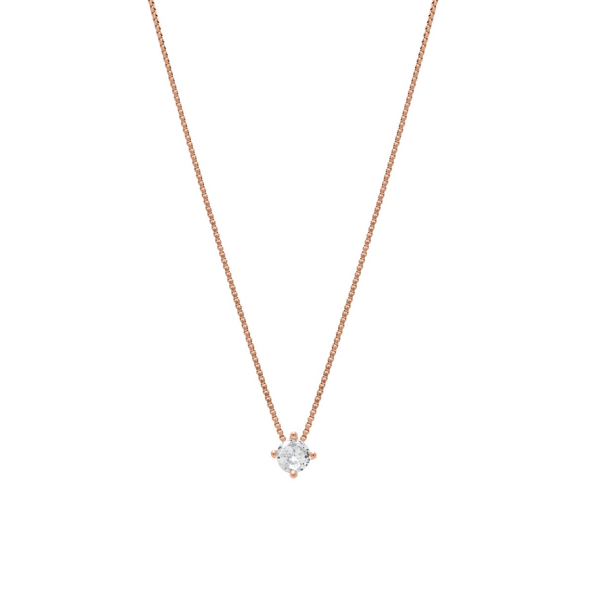 Collana "Tutti pazzi per il colore" 130199 - Punto Luce Oro Rosa - Chi mi ama