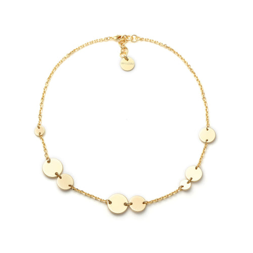 Collana Unoaerre Dinamica Dorata con Medagliette 2583
