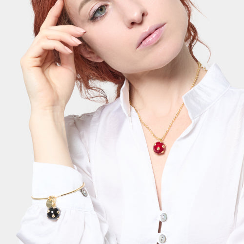 Collana Unoaerre con Mina Piccola Bordeaux 2703