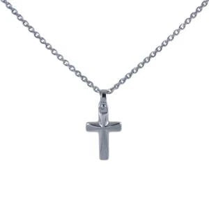 Collana maschile Zancan Insignia 925 in argento con maglia tecnica dal design lineare.