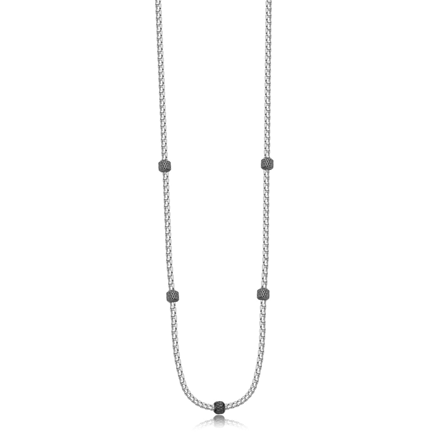 Collana in Acciaio Bicolore - S'Agapò - SRP79