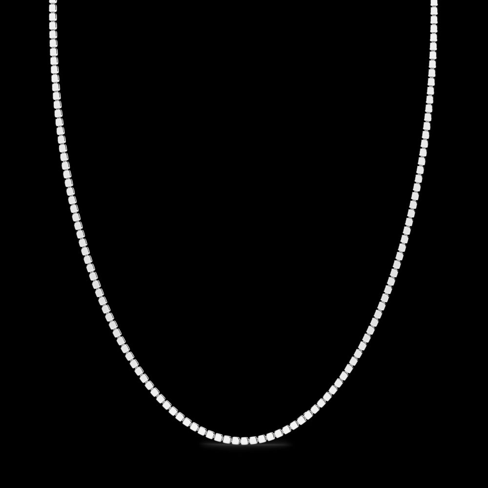 Collana uomo a catena Zancan in argento 925 - 60 cm