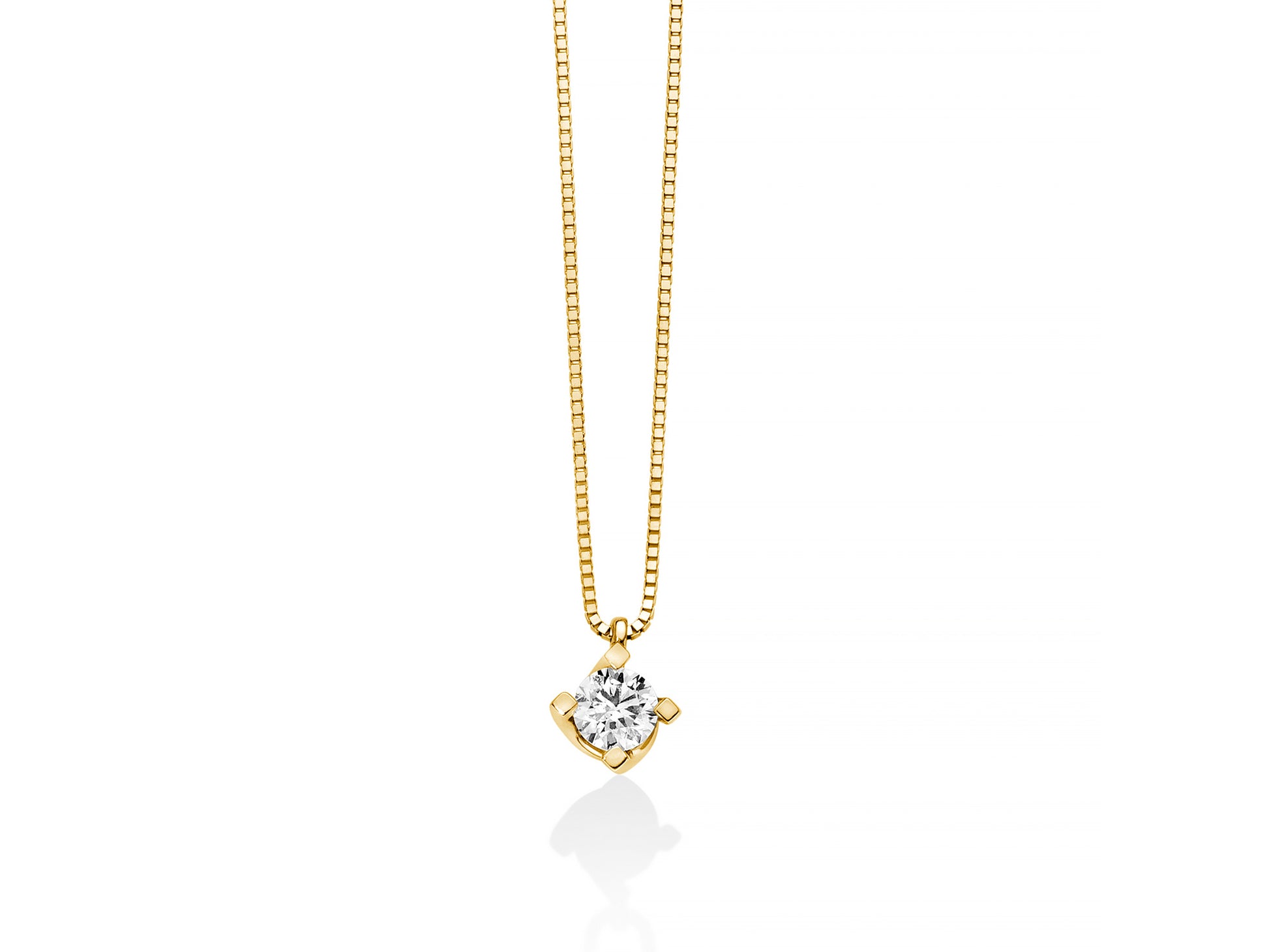 Collier Punto Luce Miluna in Oro 750 con Diamante - CLD5065G-020