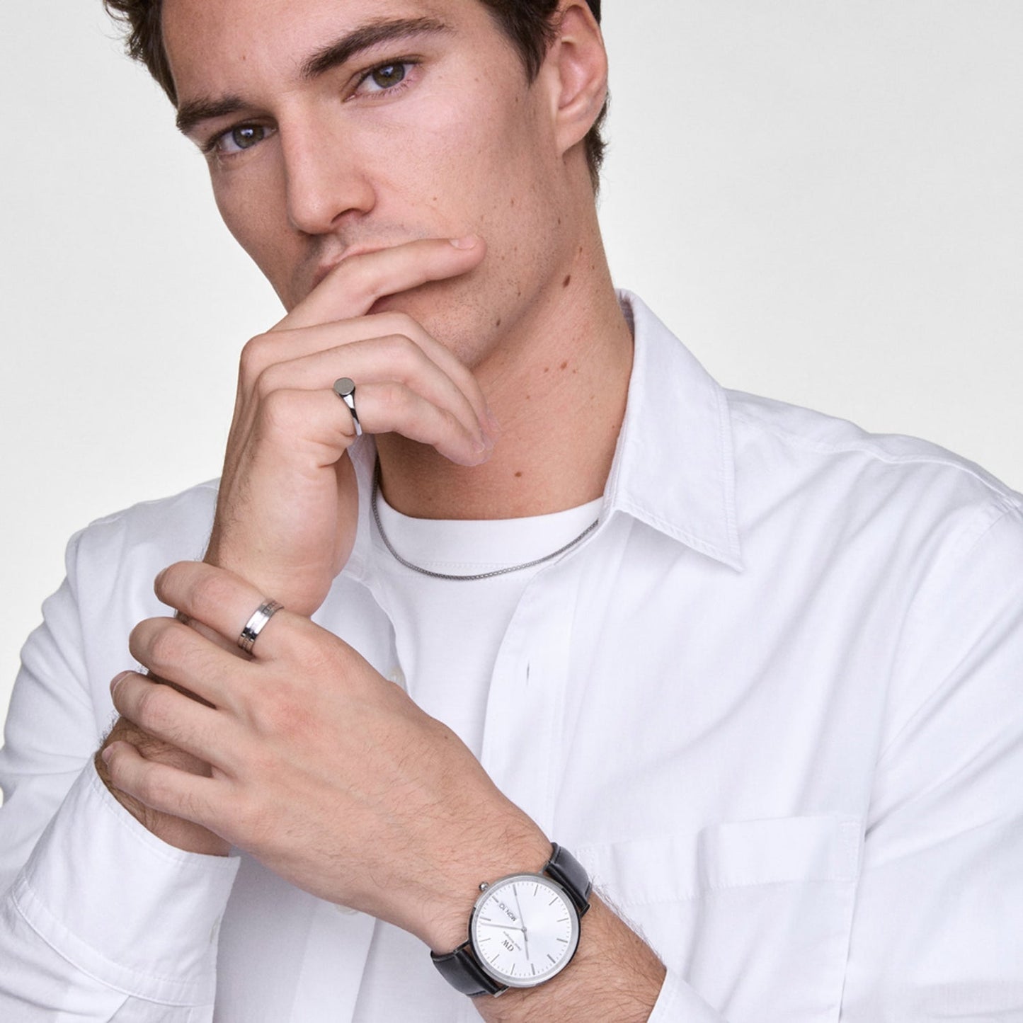 Daniel Wellington Orologio Classic Day Display Sheffield Silver - DW00100832